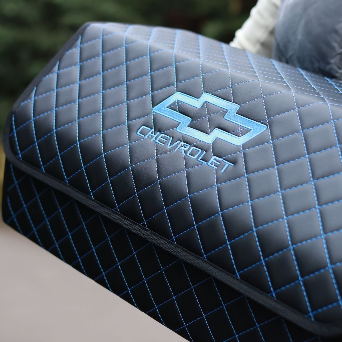 Органайзер в багажник авто Autobag, чорний з синьою строчкою, 50x30x30 см 07-50VN0 фото