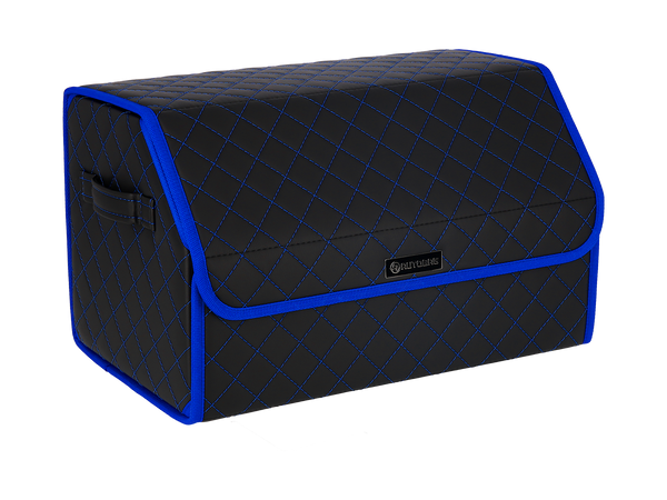 Органайзер в багажник авто Autobag, чорний з синьою строчкою та окантовкою, 50x30x30 см 08-50 фото