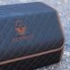 Органайзер в багажник авто Autobag, чорний з коричневою строчкою та окантовкою, 50x30x30 см 09-50VN0 фото 2