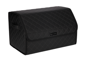 Органайзер в багажник авто Autobag, чорний з темно сірою строчкою, 50x30x30 см 11-50VN0 фото