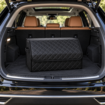 Органайзер в багажник авто Autobag, чорний з темно сірою строчкою, 50x30x30 см 11-50VN0 фото