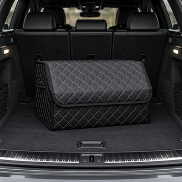 Органайзер в багажник авто Autobag, чорний з темно сірою строчкою, 50x30x30 см 11-50VN0 фото