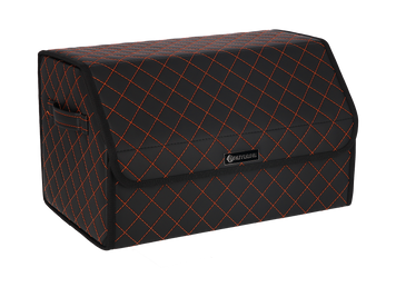 Органайзер в багажник авто Autobag, чорний з помаранчевою строчкою, 50x30x30 см 04-50VN0 фото