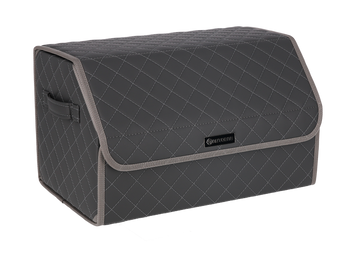 Органайзер в багажник авто Autobag, сірий з сірою строчкою, 50x30x30 см 22-50VN0 фото