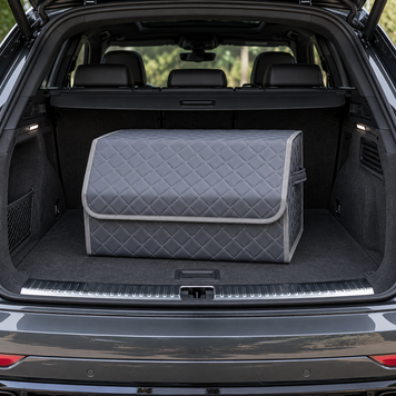 Органайзер в багажник авто Autobag, сірий з сірою строчкою, 50x30x30 см 22-50VN0 фото
