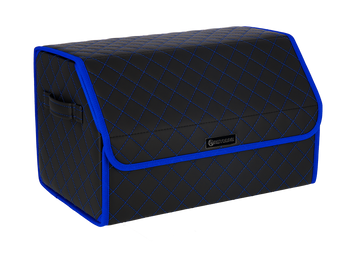 Органайзер в багажник авто Autobag, чорний з синьою строчкою та окантовкою, 50x30x30 см 08-50VN0 фото