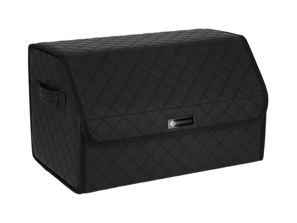 Органайзер в багажник авто Autobag, чорний з чорною строчкою, 50x30x30 см 01-50 фото
