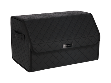 Органайзер в багажник авто Autobag, чорний з чорною строчкою, 50x30x30 см 01-50VN0 фото